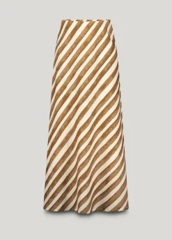 New Ankle-length linen-blend skirt Röcke