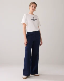 Hot Artwork T-shirt with embroidered logo T-shirts|Oberteile & T-shirts