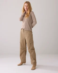 New Barrel-fit trousers with puff effect Hosen & Jumpsuits