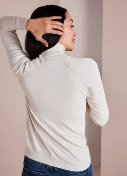 Outlet Basic polo neck jumper Basics|Pullover & Westen