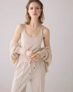 Online Basic singlet with braided straps Oberteile & T-shirts