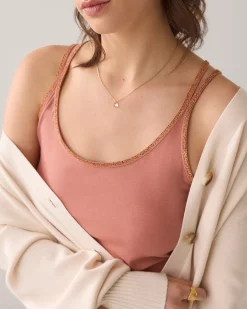 Sale Basic singlet with braided straps Oberteile & T-shirts