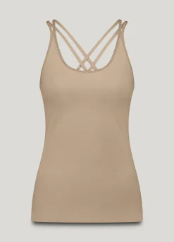 Discount Basic singlet with braided straps Oberteile & T-shirts