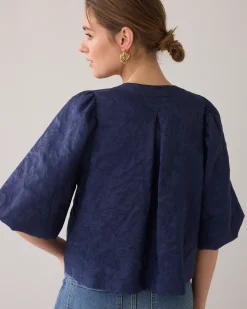 Sale Blouse jacket with bow fastening Blusen