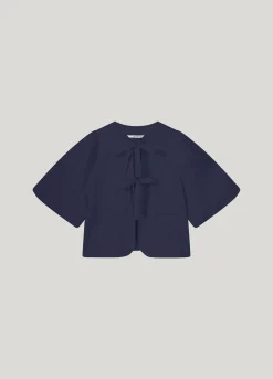 Sale Blouse jacket with bow fastening Blusen