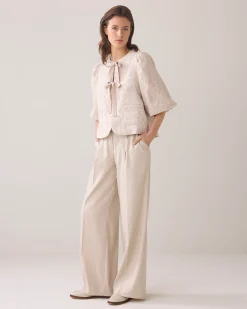 Sale Blouse jacket with bow fastening Blusen