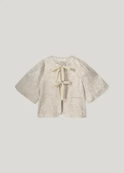 Sale Blouse jacket with bow fastening Blusen