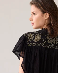 Discount Blouse with flounce sleeves Blusen