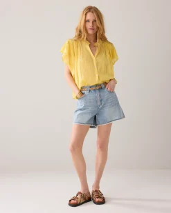 Discount Blouse with flounce sleeves Blusen