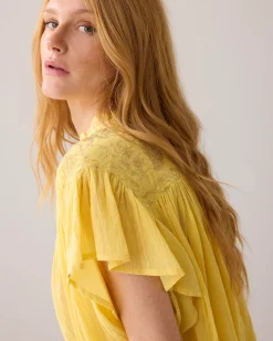 Discount Blouse with flounce sleeves Blusen