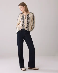 Fashion Bohemian top with embroidery Oberteile & T-shirts