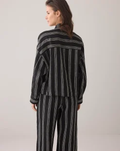 Outlet Boxy blouse 100% linen Blusen