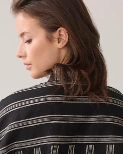 Outlet Boxy blouse 100% linen Blusen