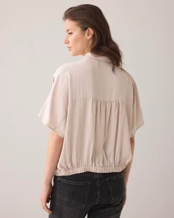 Best Boxy blouse with bow detail Blusen