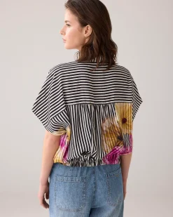 Best Boxy blouse with flower pattern Blusen