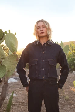 Clearance Boxy denim jacket Blazer & Jacken