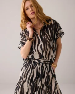 Discount Boxy print blouse Blusen