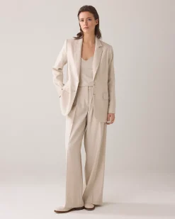 Hot Boyfriend blazer in a linen blend Blazer & Jacken