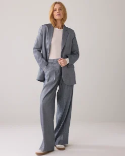 Hot Boyfriend blazer in a linen blend Blazer & Jacken