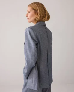Hot Boyfriend blazer in a linen blend Blazer & Jacken