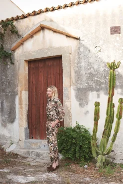 Outlet Camouflage shirt blouse Blusen