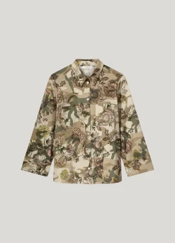 Outlet Camouflage shirt blouse Blusen