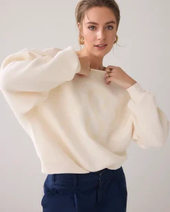 Discount Casual jumper with logo Pullover & Westen