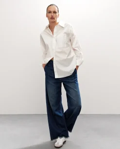 Clearance Classic button-down blouse Blusen|Basics