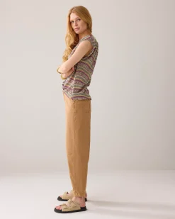 Discount Cocoon-fit trousers in lyocell blend Hosen & Jumpsuits