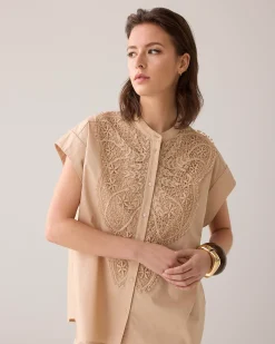 New Crispy poplin blouse Blusen