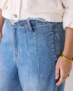 Sale Denim palazzo trousers Jeans|Hosen & Jumpsuits