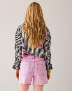 Outlet Denim short faded Shorts