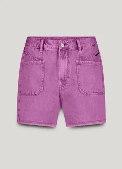 Outlet Denim short faded Shorts
