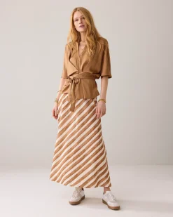 Online Feminine V-neck top Oberteile & T-shirts