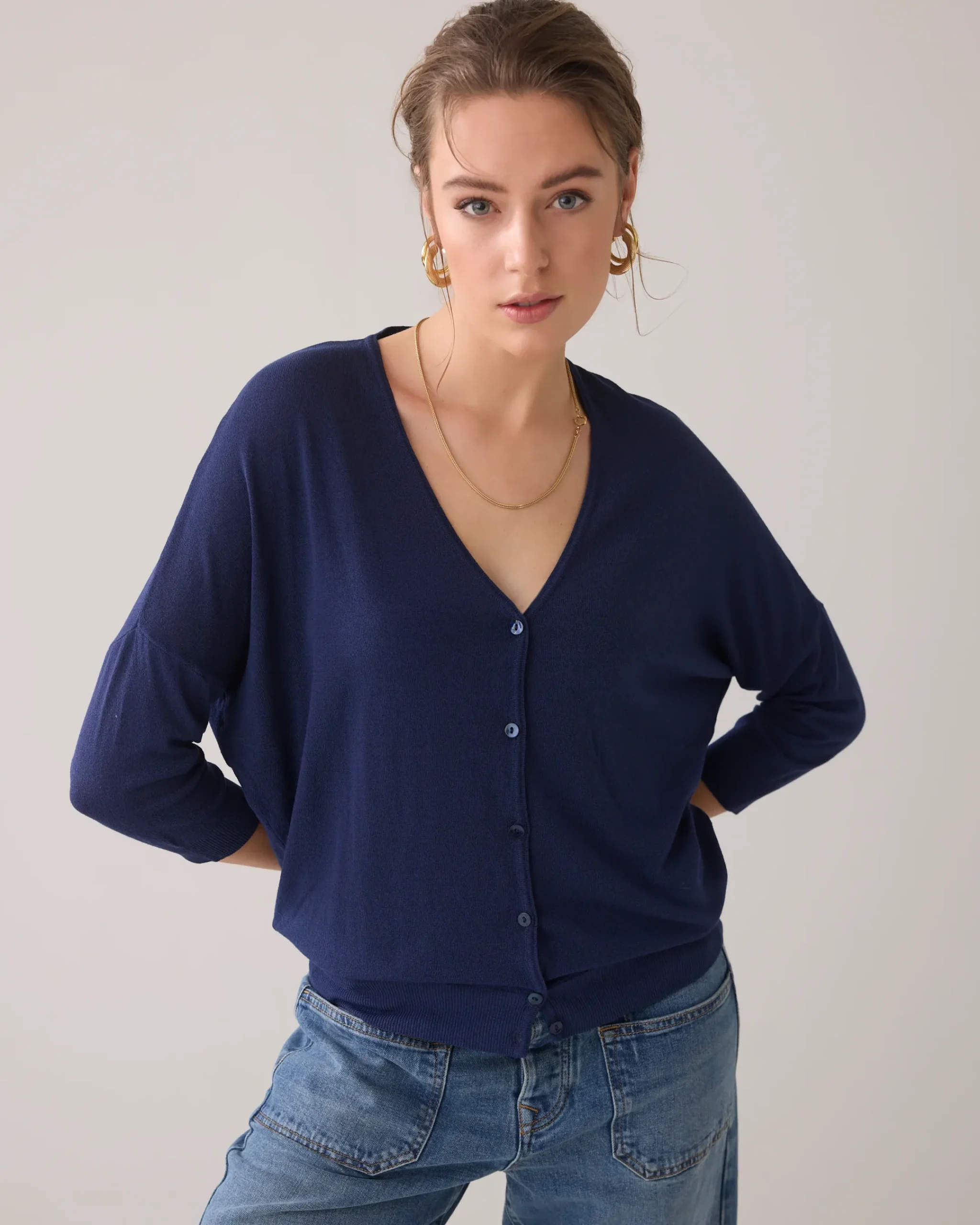 Discount Fine-knit cardigan Pullover & Westen