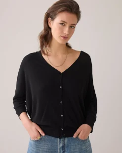 Outlet Fine-knit cardigan Pullover & Westen