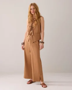 Sale Fitted gilet with bow fastening Blazer & Jacken