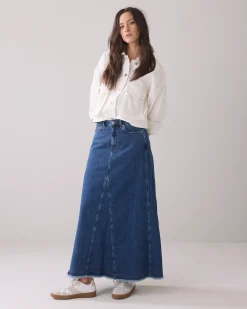 Best Flared denim skirt Röcke