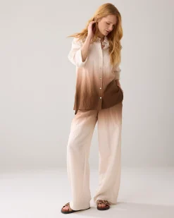 Online Flowy dip-dye trousers Hosen & Jumpsuits