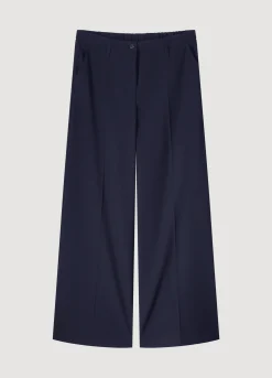 Outlet Flowy wide-leg trousers Basics