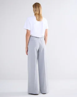 New Flowy wide-leg trousers Basics