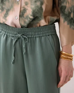 New Glanzende lange broek Hosen & Jumpsuits