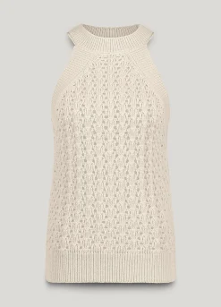 Discount Halter top in Italian yarn Oberteile & T-shirts