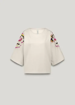 Online Hand-embroidered boxy jumper Pullover & Westen