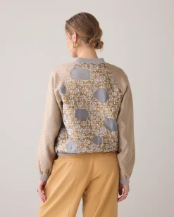 Outlet Jacquard bomber jacket Blazer & Jacken