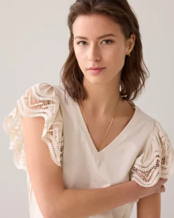 Fashion Jersey top with butterfly sleeve Oberteile & T-shirts