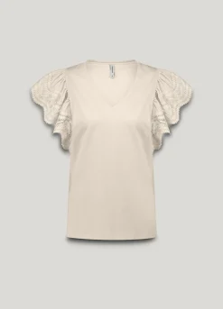 Fashion Jersey top with butterfly sleeve Oberteile & T-shirts