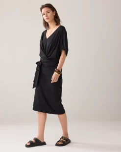 Sale Jersey wrap dress Kleider