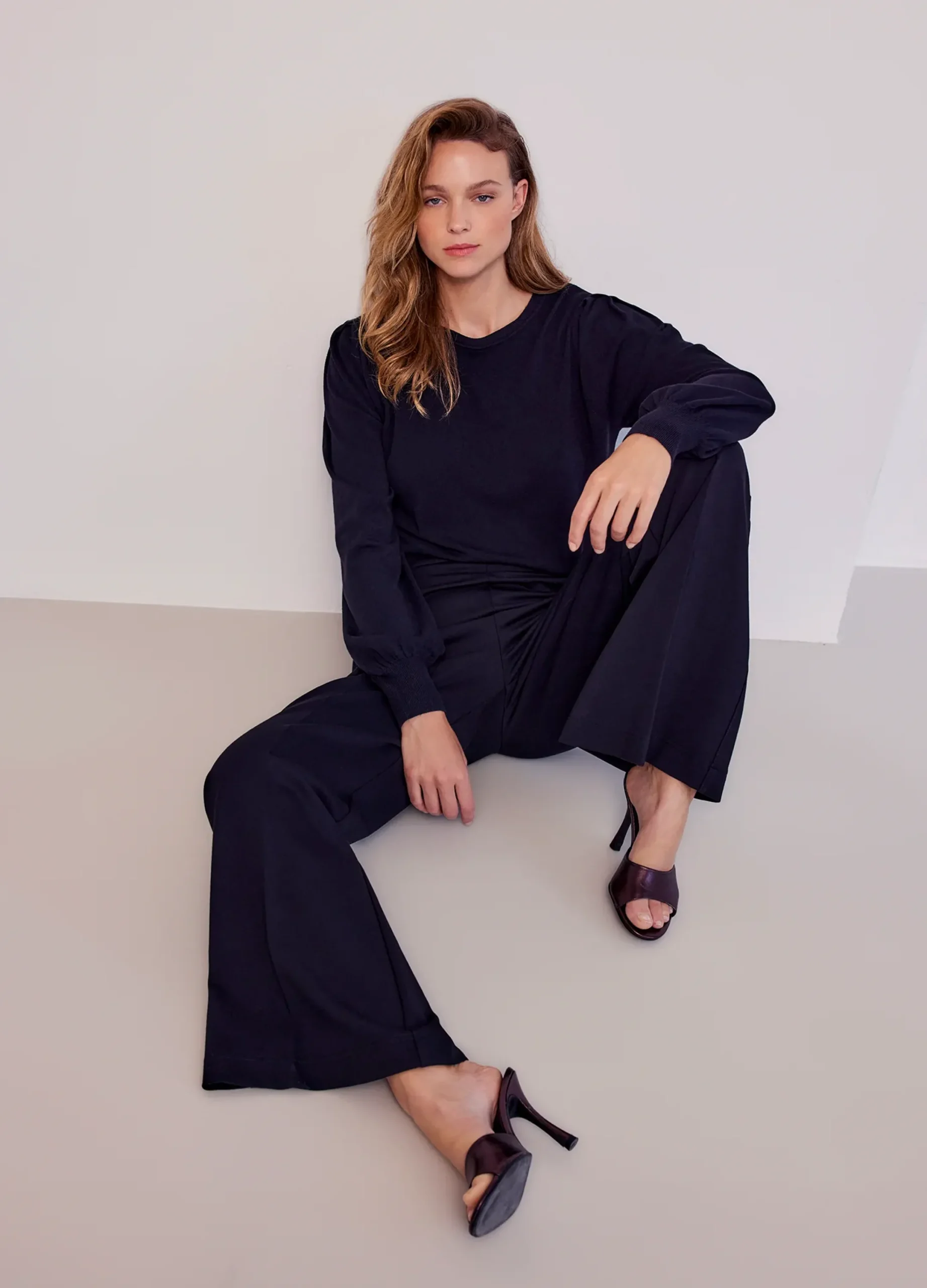 Best Jumper with puff sleeves Basics|Pullover & Westen