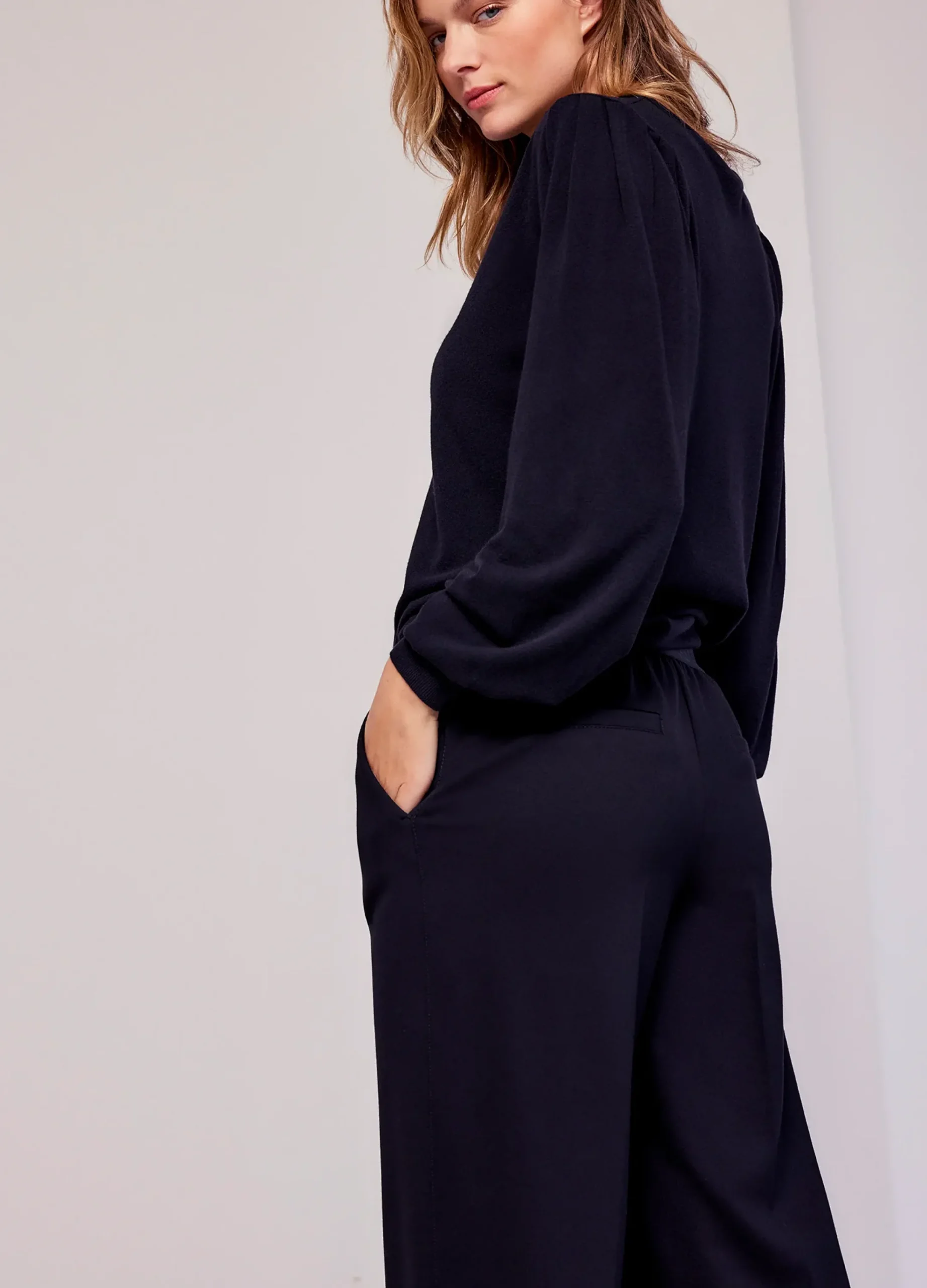 Best Jumper with puff sleeves Basics|Pullover & Westen